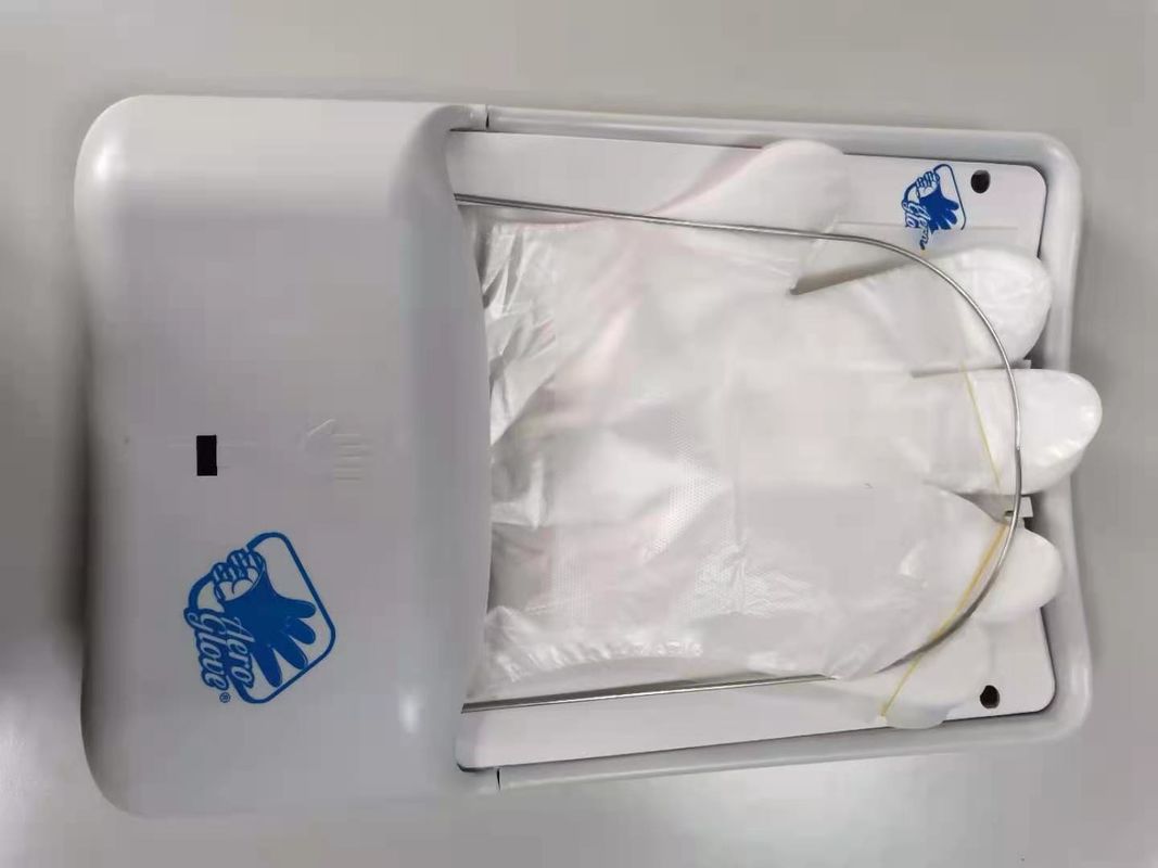 12W No Touch Biodegradable PE Plastic Glove Dispenser Wall Mount